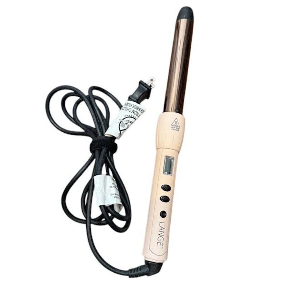 L'ange Le Curl Titanium Curling Wand with Digital Display 1.25 Barrel HT212 2087